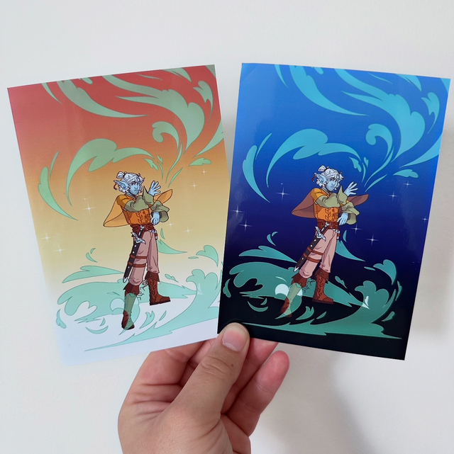 One With the Wind (A6 mini print)