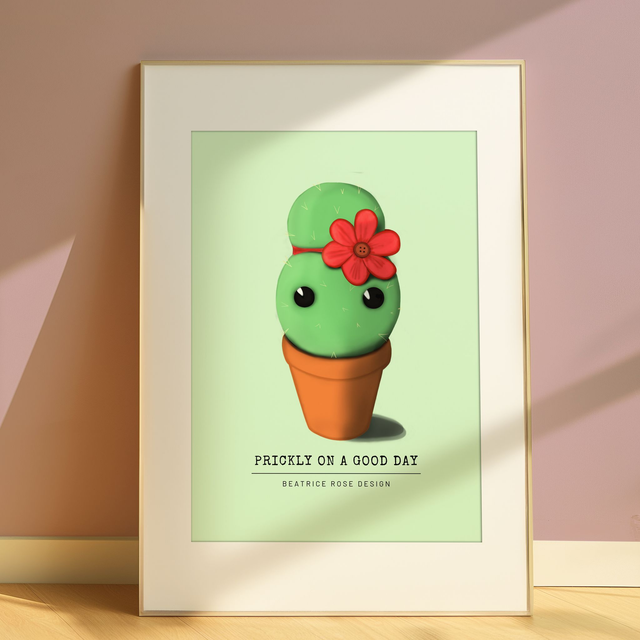 "Prickly On A Good Day" Print