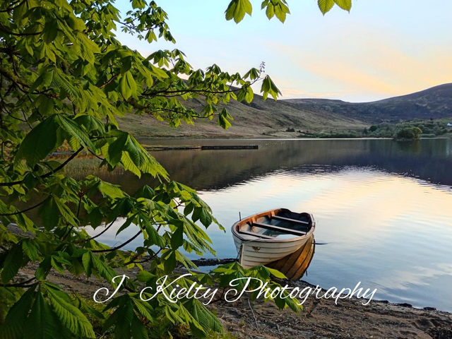 A Spring evening at Lough Talt, County Sligo. 