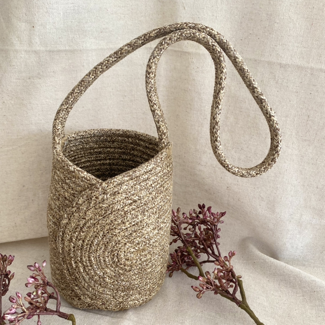 Sac  porte-bouteille en corde 