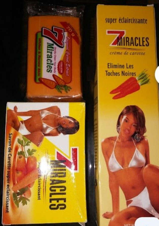 7 miracles1 creme avec 2 savons finit les taches