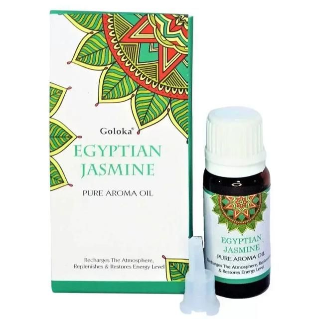 Goloka Egyptian Jasmine Aroma Fragrance Oil - 10ml Bottle