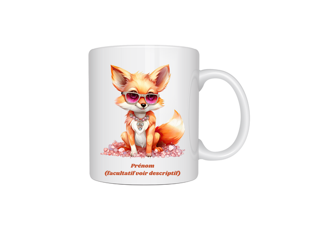 Mug motif renard