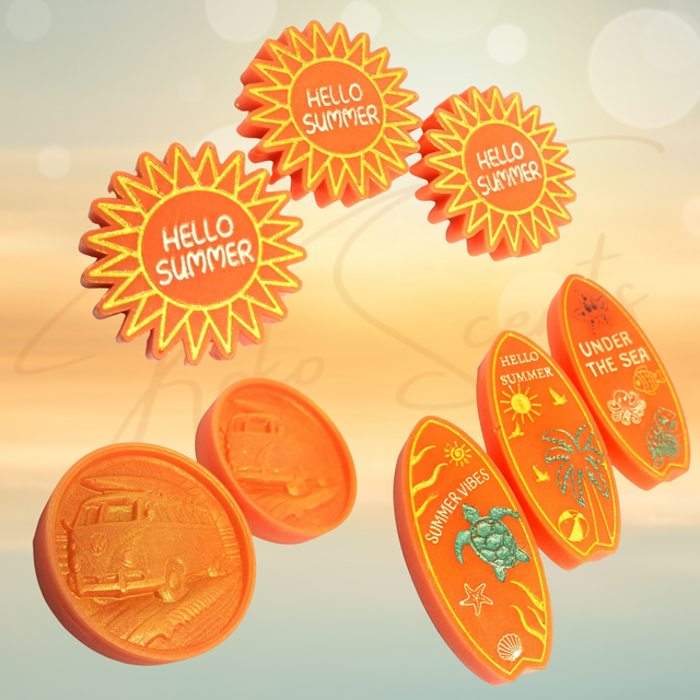 Ciffy Orange & Lemongrass Wax Melt Shapes (Various Shapes) 