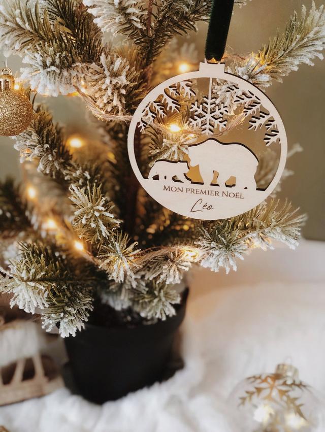 Boule 1er Noël "Ours"