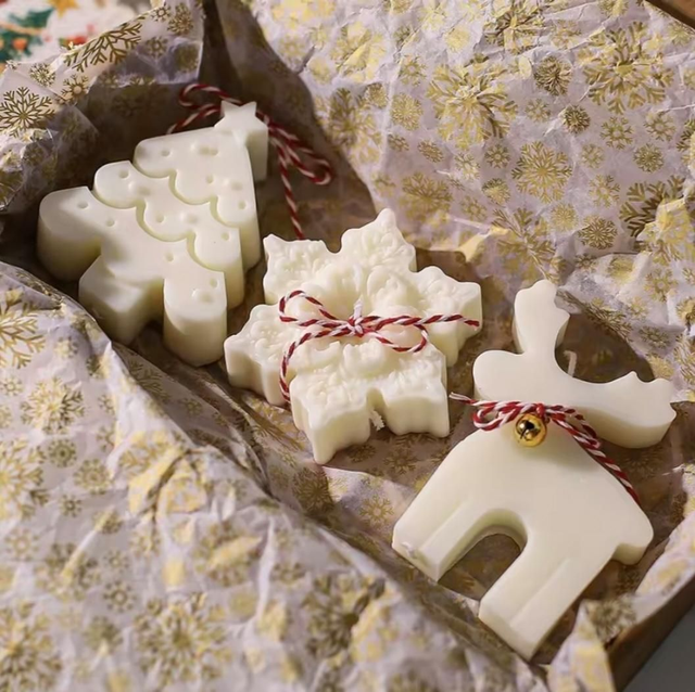 Lot bougie de Noël parfumée 