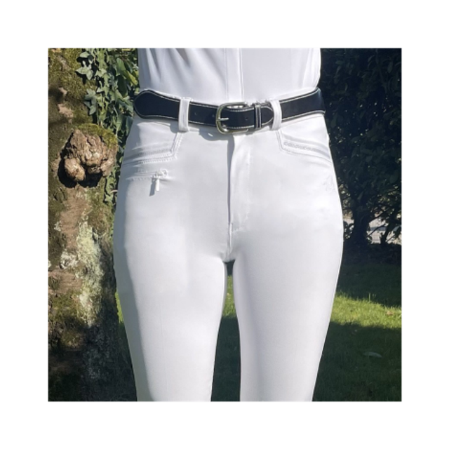 Pantalon JUMP'IN junior fille Luna - blanc lurex