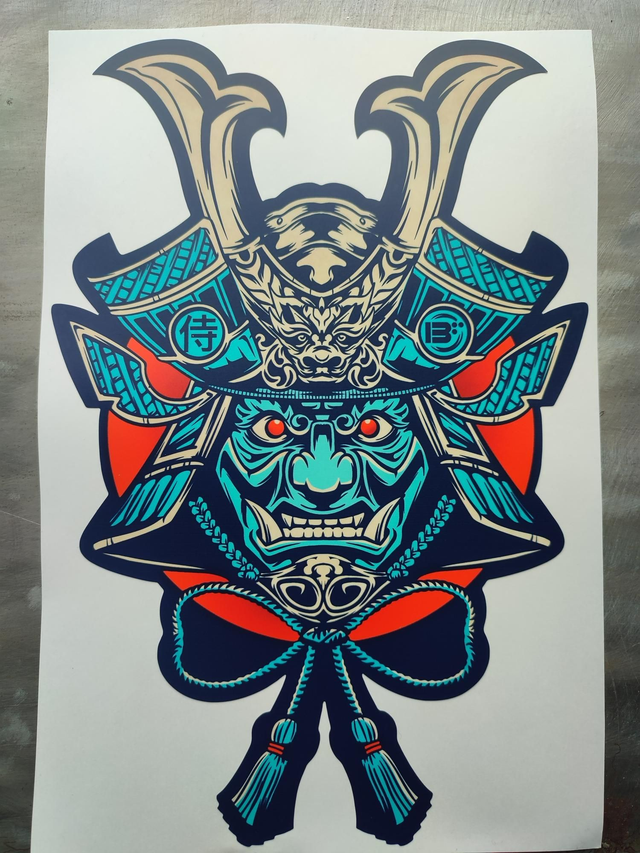 Guerrier japonais Big stickers