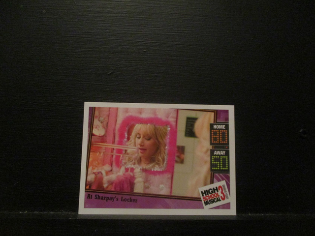 At Sharpay's Locker - Location Card High School Musical 3 Senior Year Original Trading Card