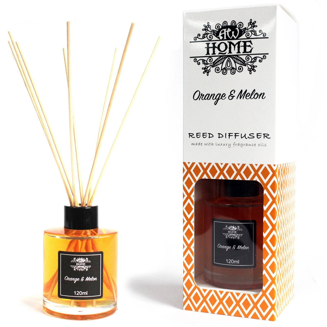 Diffuseur à Rotin - Orange &amp; melon
