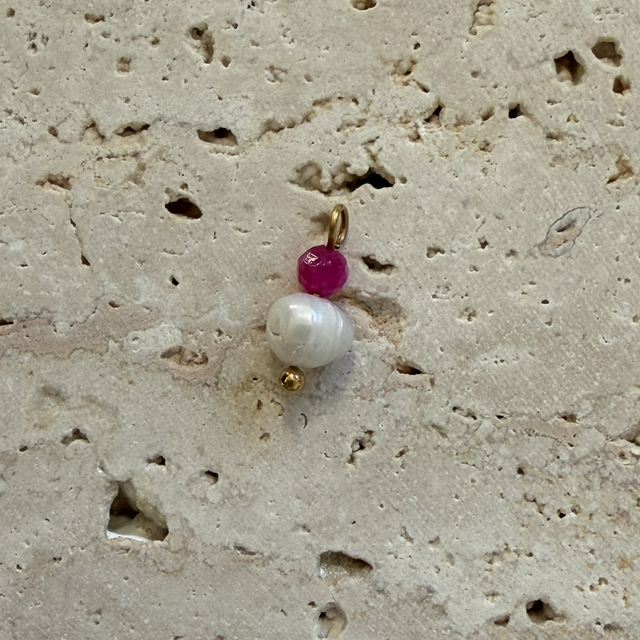 Kraaltjes roze/parel