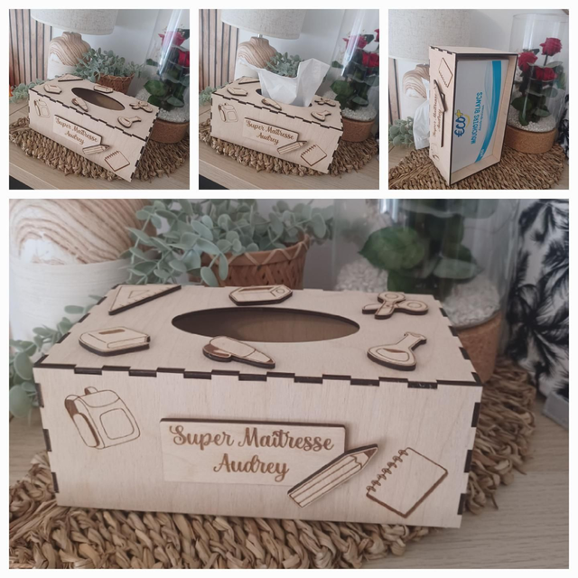 Boite à Mouchoirs Spécial Maître/Maitresse/...