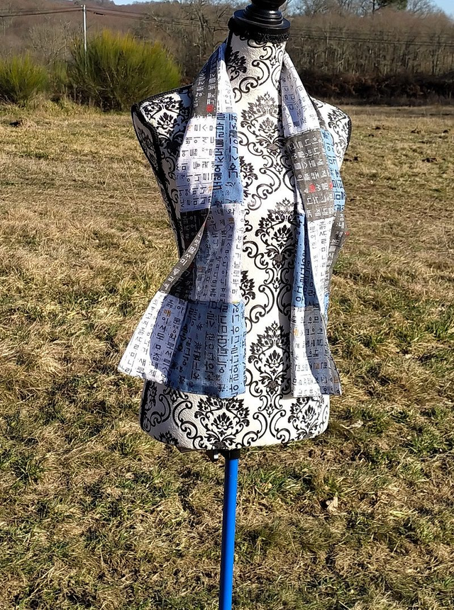 Foulard long fantaisie 2 (plusieurs modèles disponibles)