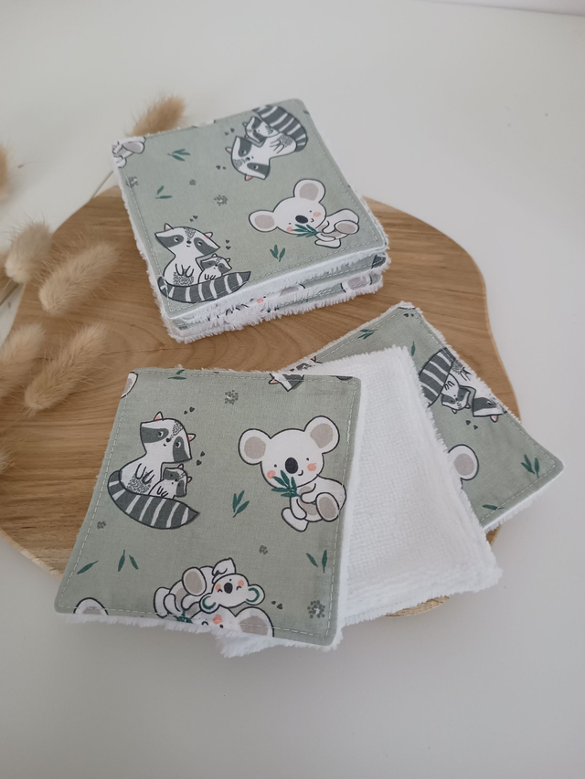 Lot de 10 cotons lavables  