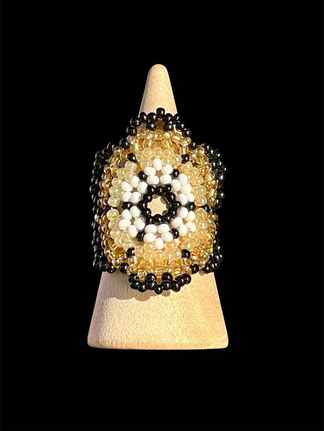 Bague  Kiki Vanille Noire