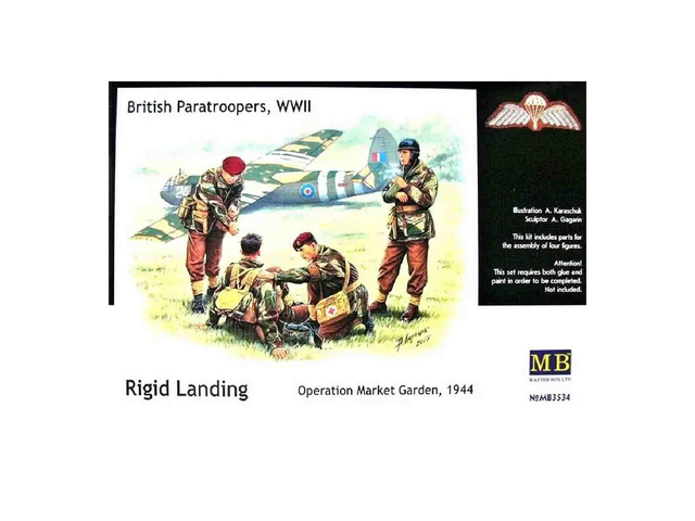 Parachutistes britanniques - masterbox 3534 1/35