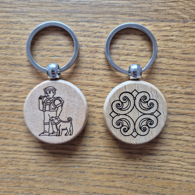 Schlüsselanhänger, Senn mit Bless