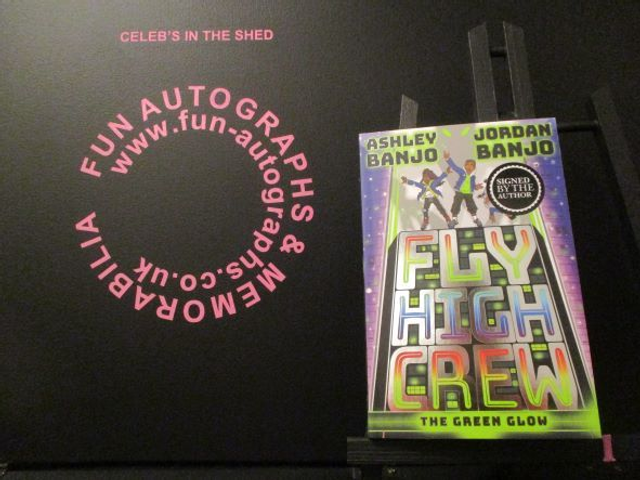 Ashley Banjo &amp; Jordan Banjo Fly High Crew Authentic Autographed Paperbook (1)