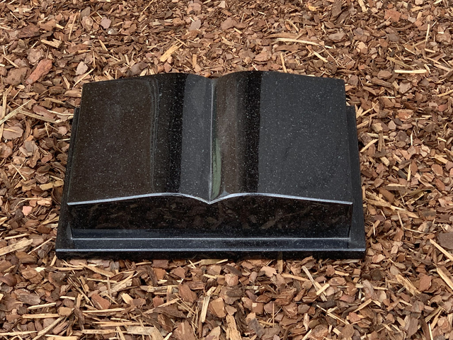 Buch Granit Indian Black  30x20x8 cm