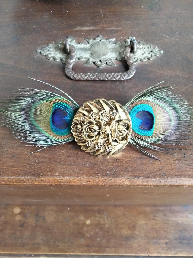 Barrette pour cheveux vintage 