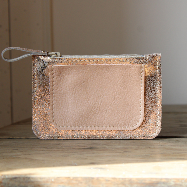 Porte monnaie zippé 