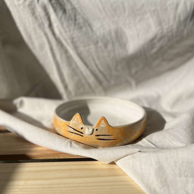 Katzenschüssel weiß 002