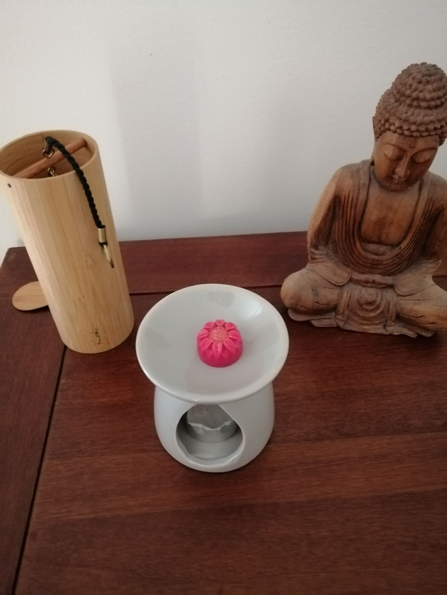 Brûle fondants céramique et bougies chauffe plat à la cire de soja