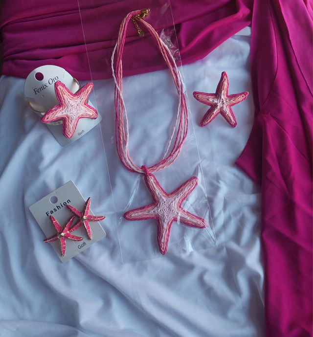 Pack collar, pulsera y anillo