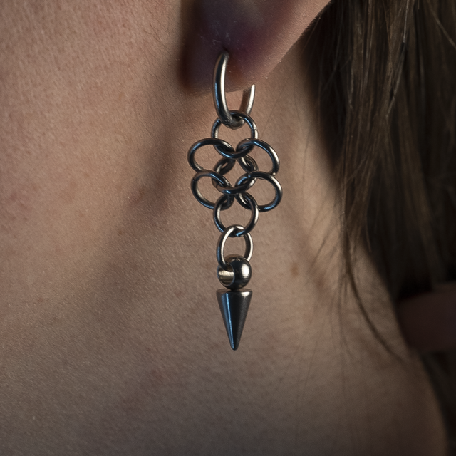 Little Ishtar - Boucles d'oreilles argentées