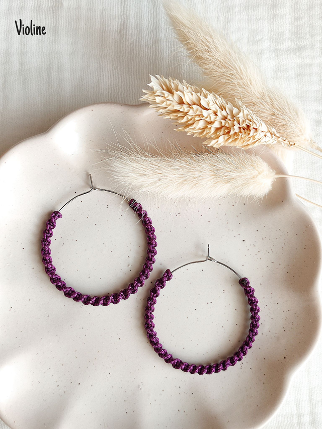 Boucles d'oreilles "LIV" - Argenté