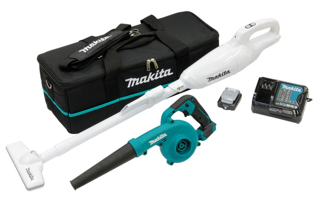 Kit  MAKITA  de Aspirador de mano y  Soplador a batería 12V  CLX245SAX1