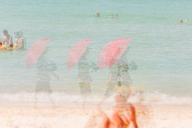 Cortège bleu embrun - rose parfum