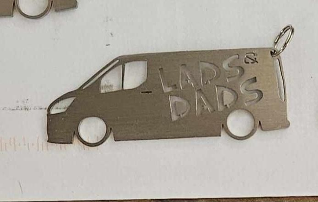 Lads&amp;Dads Transit Keyring