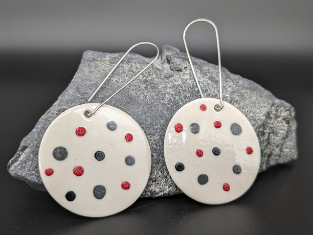 Boucles d'oreilles en céramique