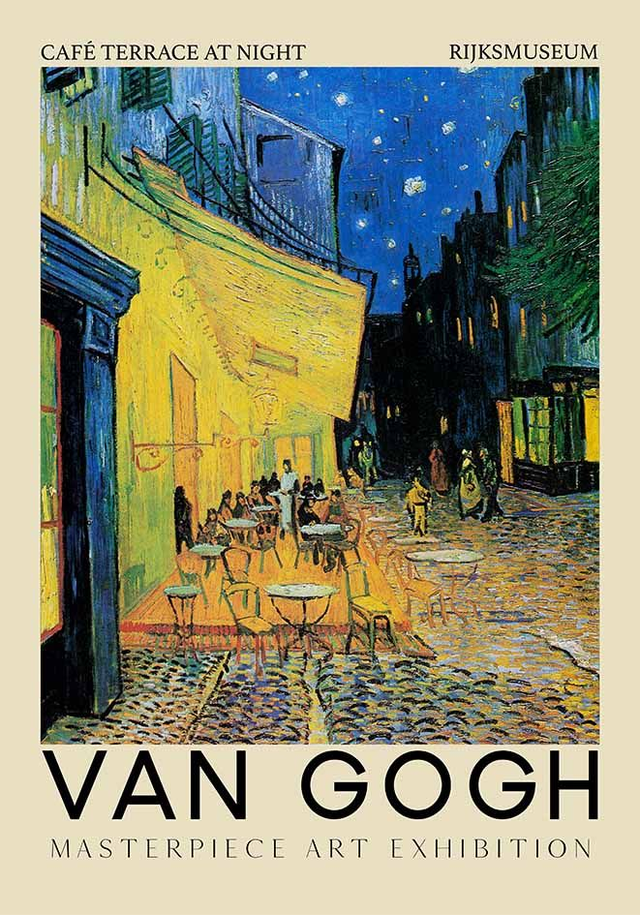 Café Terrace at night  by Vincent Van Gogh