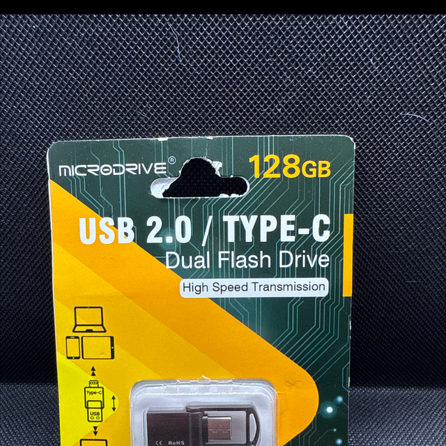 *015- USB 2.0 / TYPE-C Dual Flash Drive High Speed Transmission 32GB