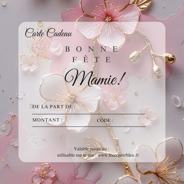 Carte Cadeau Bonne Fête Mamie