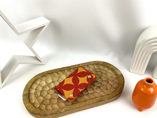 Étui mini brosse à dents – motif Terracotta &amp; Mandarine 