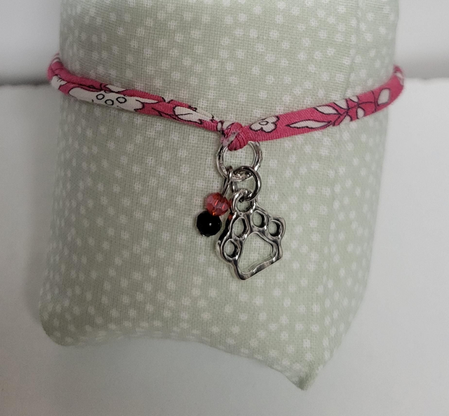Bracelet liberty patte de chat 
