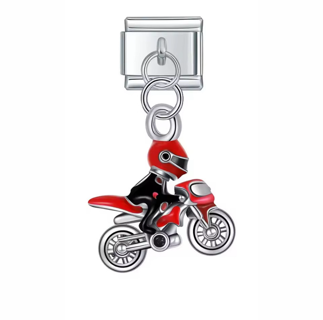 Charm Motoquero Colgante
