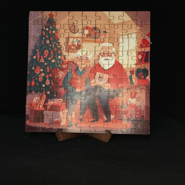 Puzzle con foto e dedica