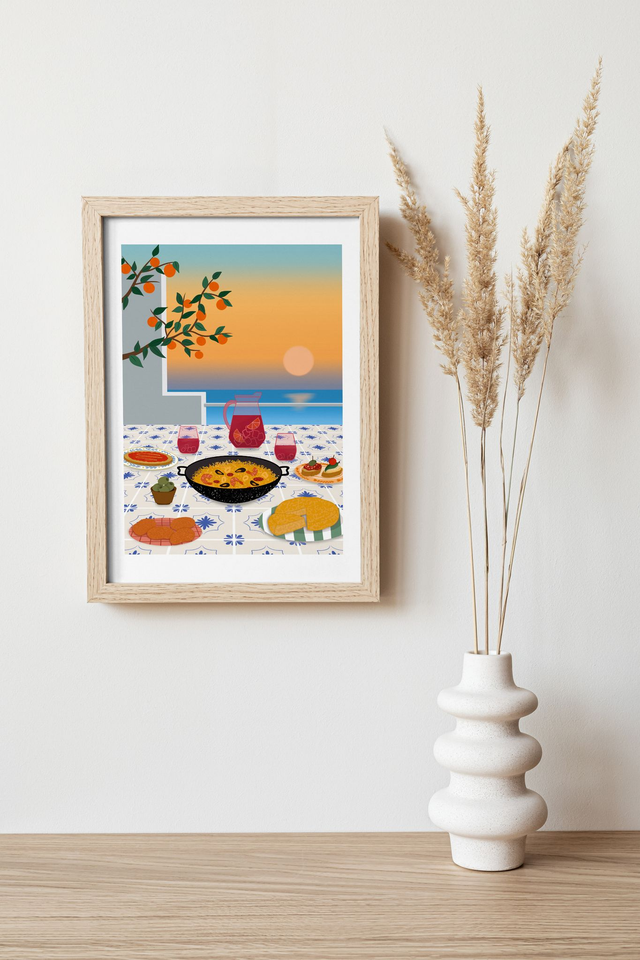 Voyage gourmand - Espagne Affiche