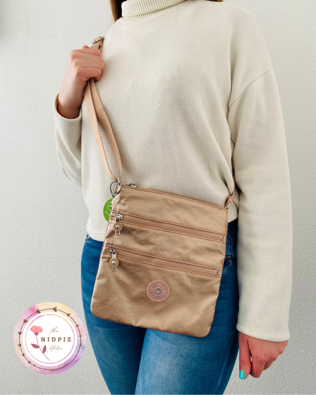 Kipling - Keiko Gold Charm Metallic