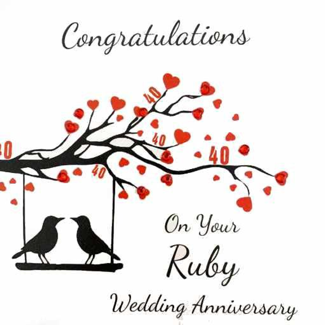 Branch Bird Swing - Ruby