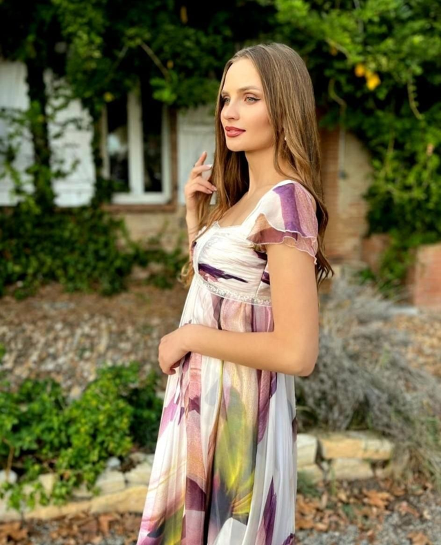 Robe Soie Florale Taille 34-36