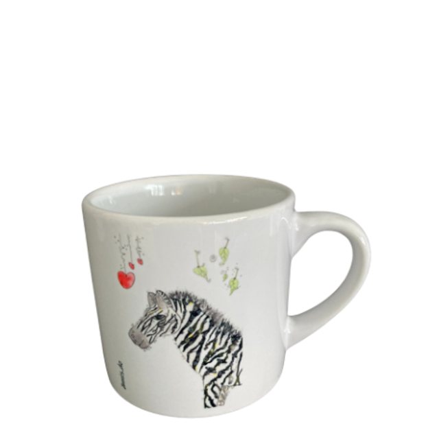 Keramiktasse "Zebra"