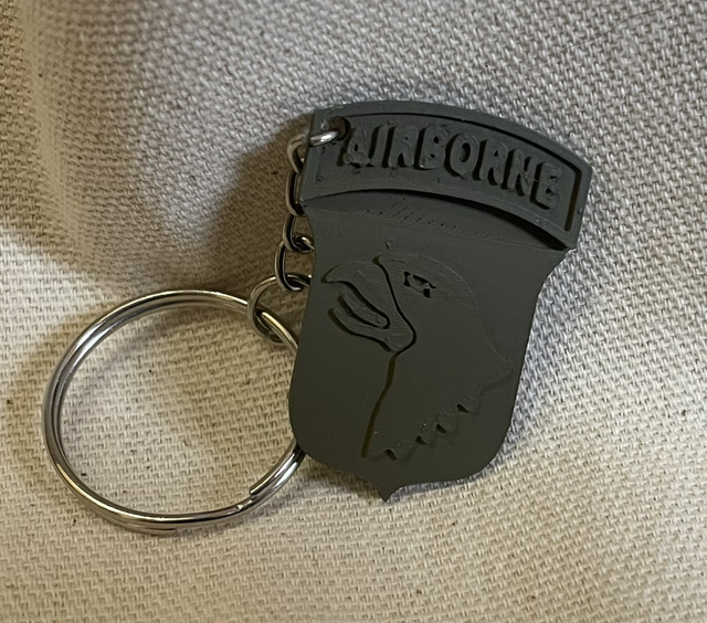 Petit porte clé air born kaki