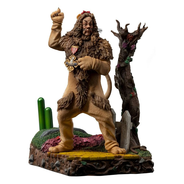 Iron Studios Le Magicien d'Oz Figurine 1/10 Deluxe Art Scale Lion Lâche 20 Cm