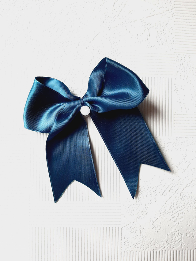 Barrette noeud &quot;Satin mini&quot; (lot de 3 coloris) 