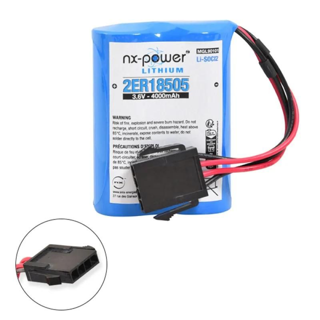 Batería sistema de alarma 3.6V 4000mAh

